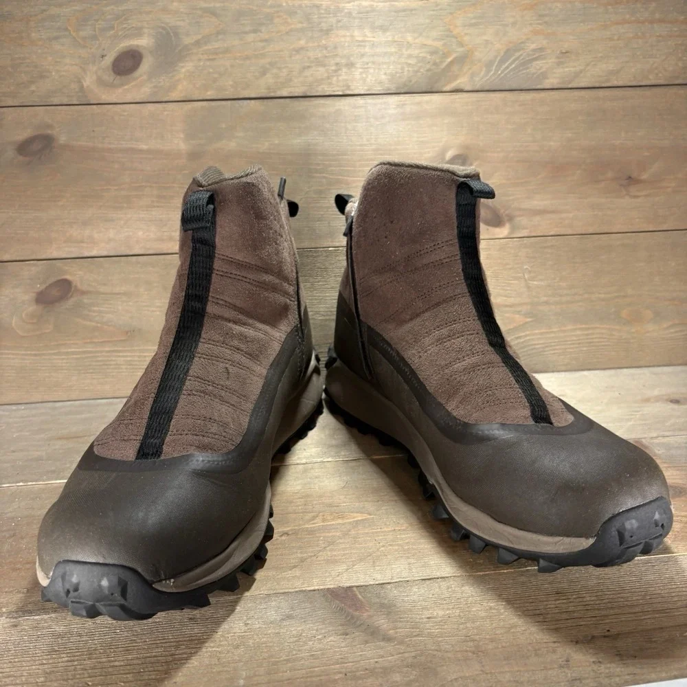 merrell thermo snowdrift mens size 14 shoes brown waterproof snow boots